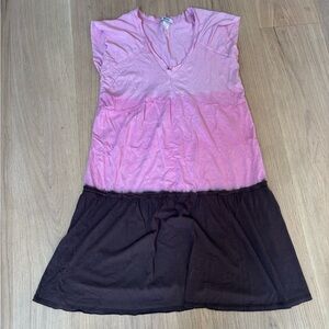 SOLOW Pink and Black coverup/dress